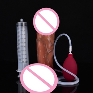 FAAK Dildo Realista Enorme con Función de Eyaculación para Masaje Vaginal y Anal, Estimulador, Juguetes Sexuales para Mujeres y Hombres - Product Image 1