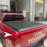 Couverture de benne électrique rétractable en alliage d'aluminium étanche avec volet roulant verrouillable, installation sans perçage pour Ranger Tacoma