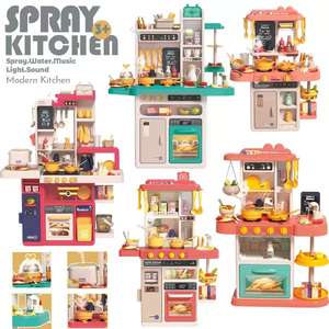 Usine En Gros Drôle <span class=keywords><strong>Simulation</strong></span> Son Lumière Eau Pulvérisation <span class=keywords><strong>Cuisine</strong></span> Vaisselle Ensemble Jouer Maison <span class=keywords><strong>Cuisine</strong></span> Jouet Pour Cadeaux - Product Image 6