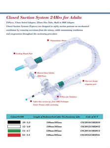 หลอดดูด Intensive Care แบบใช้แล้วทิ้งหลอดดูดระบบสุญญากาศแบบปิด - Product Image 6