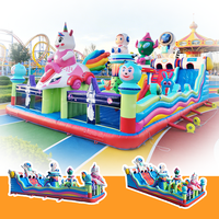 Château gonflable Fun City, trampoline gonflable, jeux de plein air pour enfants, jeux de parc d'attractions, jeux de plein air pour enfants gonflables
