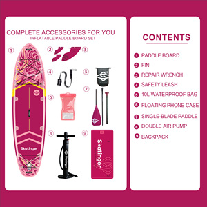 China Fabrik OEM Aufblasbares Stand-Up Paddle Board für Offshore-Gewässer – Aufblasbares Drop-Stitch Surf- und Touring-SUP - Product Image 4