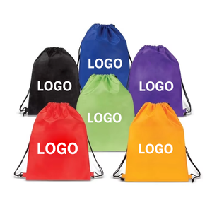 Bolsa Reutilizable de Tela no Tejida Tipo Shopper con Cordón Ajustable al <span class=keywords><strong>por</strong></span> <span class=keywords><strong>Mayor</strong></span> con Logo, Tamaño y Color Personalizables - Product Image 1