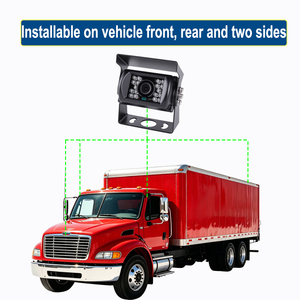 Caméra de camion benne 1080P AHD avec 18 LED blanches, vision nocturne, boîtier métallique IP68, caméra de surveillance externe pour véhicule, OEM ODM - Product Image 2