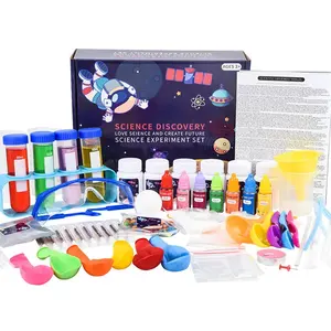 DIY Handmade Estudante Química Classe 150 Diferentes Experimentos Científicos Observação Aprendizagem Magic Stem Ciência Brinquedos