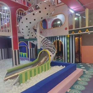 Centro di Intrattenimento Familiare per Centri Commerciali, Area Giochi Morbida, Caffetteria, Struttura per Giochi al Coperto, Attrezzature per Parchi Giochi Interni per Bambini - Product Image 1