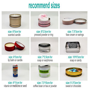 Tùy Chỉnh 6Oz 8Oz 10Oz Kim Loại Tin Jar Vòng Pomade Lọ Màu Đen Kích Thước Lớn Nhôm Bao Bì Container Có Thể Hộp - Product Image 3