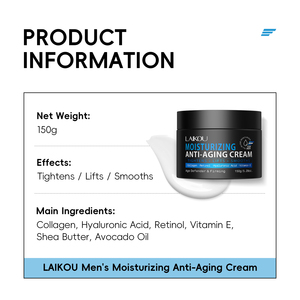LAIKOU Cuidado DE LA PIEL <span class=keywords><strong>Crema</strong></span> facial Control de aceite Hombres Lifting Antiarrugas <span class=keywords><strong>Reafirmante</strong></span> <span class=keywords><strong>Crema</strong></span> de día Hidratante <span class=keywords><strong>Crema</strong></span> facial 150g - Product Image 3
