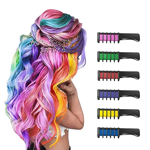 New Washable Hair Color Dye Pastel Diy Temporary Hair Chalk Comb For Girls Kids