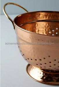 Passoire en acier inoxydable couleur or rose conception personnalisée ustensiles de cuisine durable élégant fruits légumes lavage stockage pour un usage quotidien - Product Image 3