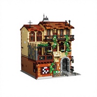 Free Tribe 36002 40 pièces Série de construction Balcon Roméo-Juliette Modèle de blocs Échelle 1:8 Plastique ABS Jouet éducatif Cadeau de festival