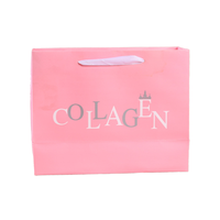 Bolsa de Papel Especializada para Boutique Floral, Asa de Mano, Cinta, Logotipo Personalizado, Impresión Offset, Reciclable para Promoción en Supermercados
