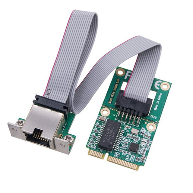 MPCIe Mini PCIe Gigabit Network Card Desktop Network Card 1000M Wired Network Card RTL8111H/F