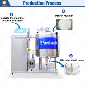 Pasteurisateur de pulpe de fruits ORME SS304 100l, réservoir homogénéisateur, petit pasteurisateur de lait, commerce - Product Image 3