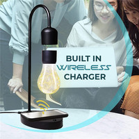 Lámpara de Mesa LED Magnética Levitante con Control Táctil, Decoración Creativa para el Hogar, Lámpara de Noche para Dormitorio