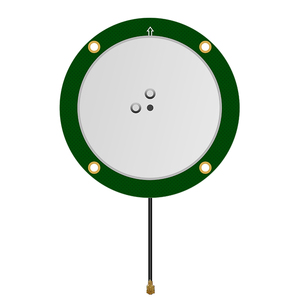 Antenne GNSS céramique monocouche à double alimentation BT-4520, antenne de positionnement GPS BDS à fréquence unique, quatre constellations, Beitian - Product Image 3