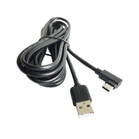 Kabel Data Sudut 90 Derajat 3M Kustom, Sudut Kiri/Kanan Usb Tipe C Kabel Pengisi Daya Tipe C Usb
