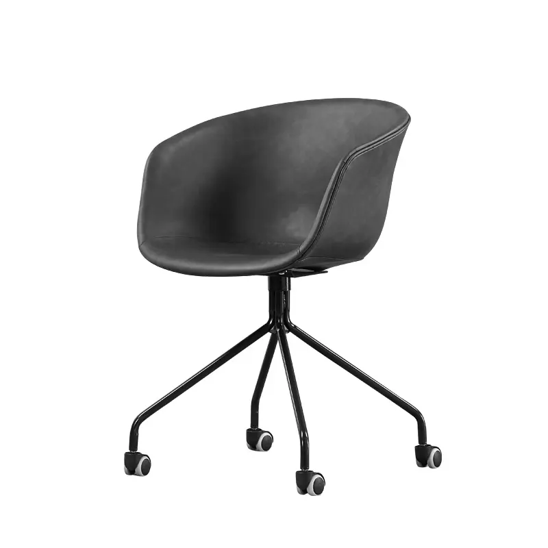 Silla de oficina de ocio de tela de fabricación china, silla giratoria de respaldo alto suave, silla ergonómica de oficina para invitados