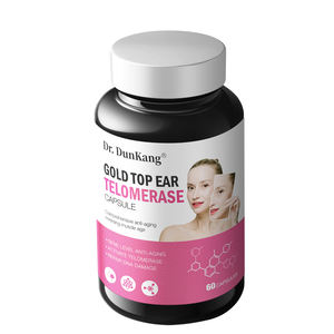 Capsules PQQ de supplément d'extrait de fines herbes de capsule de télomérase d'oreille supérieure d'or - Product Image 1