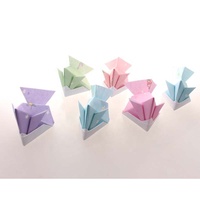 Kertas Origami lipat kustom tema cinta ikan buatan tangan 7.5cm karya seni kerajinan kertas tradisional Jepang