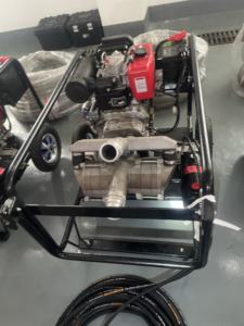 Nehir, gölet için güç paketi ile yüksek verimli petrol sızıntısı kurtarma fırça yüzer yağ temizleyici makinesi - Product Image 5