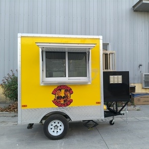 YLROAD Factory Direct Custom Mini <b>Square</b> Food Trailer Compact Mobile Snack Truck for Sale - Product Image 1