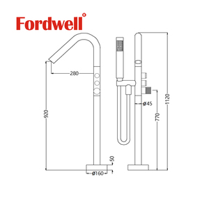 <span class=keywords><strong>Bagno</strong></span> Free-Standing <span class=keywords><strong>vasca</strong></span> <span class=keywords><strong>da</strong></span> <span class=keywords><strong>bagno</strong></span> rubinetti di alta qualità doccia <span class=keywords><strong>vasca</strong></span> miscelatore rubinetto montaggio pavimento singolo manico <span class=keywords><strong>vasca</strong></span> rubinetto - Product Image 3