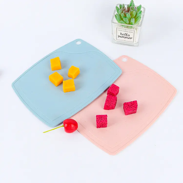 2024 Hot Selling corn starch cutting board eco-friendly kitchenware Fruit cutting board Plastic kitchen cutting board