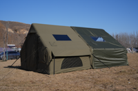 Tenda Tiup 13,5 Meter Persegi Tenda Keluarga Inflatable Tahan Air dengan Pompa untuk Berkemah di Luar Ruangan