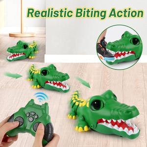2,4G Control remoto cocodrilo juguete interactivo morder acción y juego de broma eléctrico RC programación cocodrilo giratorio con sonido - Product Image 4