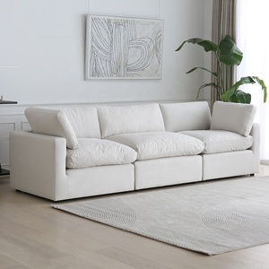 Canapé modulable 3 places blanc <span class=keywords><strong>gris</strong></span> <span class=keywords><strong>gris</strong></span> <span class=keywords><strong>bleu</strong></span> marine personnaliser producteur usine sur commande - Product Image 4