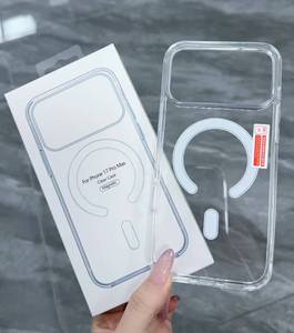 Popolare TPU acrilico trasparente custodia per telefono magnetico per <span class=keywords><strong>iPhone</strong></span> 17 Pro <span class=keywords><strong>Max</strong></span> 17 Air 16 15 Pro <span class=keywords><strong>Max</strong></span> 14 13 <span class=keywords><strong>12</strong></span> 11 XR moda <span class=keywords><strong>Cover</strong></span> antiurto - Product Image 1