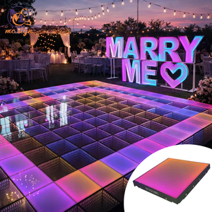 Effet 3D Miroir Abyssal Plancher de Danse LED pour Mariages, Événements, Spectacles, Boîtes de Nuit - Product Image 1