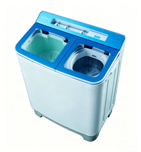 10 12 15KGAutomatic Twin Tub Washing Machine Plastic Body Dual Bucket for Tanzania Africa Market EU Home and Laundry Use Large C - Product Image 2