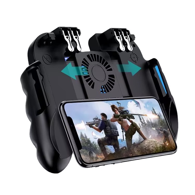 Mobile Phone Controller Gamepad with Fingers Trigger for Shooter Sensitive for GamePad Joystick Game Controller Stretchable
