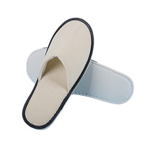 Chaussons personnalisés à logo sur mesure, fermés, de luxe, doux et abordables, pour hôtel, spa, invités, jetables