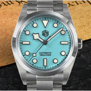Relojes San Martin SN021 Vintage Explore Climbing Series, Reloj de Lujo para Hombre PT5000 BGW9, Mecánico Automático - Product Image 6