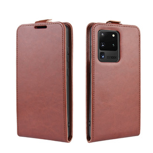 Coque de téléphone portable en cuir, étui à rabat Vertical, pour <span class=keywords><strong>Samsung</strong></span> galaxy S20 ultra S10 Plus - Product Image 1