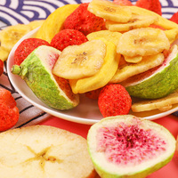 Gemengde Fruitchips Vf Gedehydrateerde Fruitplakjes Klein Zakje Verpakte Chips Bevroren Gedroogde Fruitchips Op Maat Groothandel