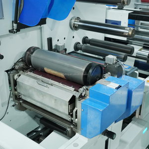 Papel de Transferencia Térmica para Etiquetas de Códigos de Barras, Máquina de Impresión Flexográfica Intermitente de 1 Color, Máquina de Troquelado Rotatorio Intermitente - Product Image 3