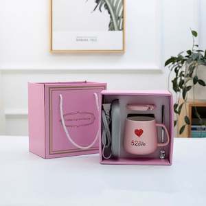 USBサーモスタット自己誘導ワイヤレス充電器キャンドル18w加熱電気加熱コーヒーマグウォーマー - Product Image 6