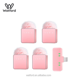 Microphone sans fil miniature H13 portable - Microphone à condensateur antibruit pour smartphones, utilisation sur ordinateur de bureau, léger, pour interview - Product Image 1