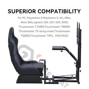 GY032-2 jeu personnalisé diversifié simulateur de conduite de course ensemble Cockpit prix siège de simulateur <span class=keywords><strong>pas</strong></span> <span class=keywords><strong>cher</strong></span> pour Logitech G25,<span class=keywords><strong>G27</strong></span>,G29,G920 - Product Image 6