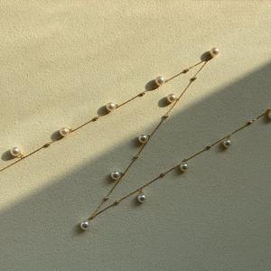 Collar de Perlas Aurora Redondas Impecables de 7.5-8mm con Colgante de Madera Extraíble, Accesorio de Plata Pura Exquisito de Zhuji - Product Image 3