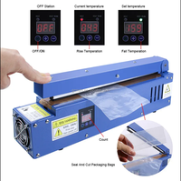 Machine de scellage thermique manuelle portable 300 mm pour papier d'emballage et étuis, scelleuse à pression manuelle pour sacs en papier d'aluminium, scelleuse à impulsion