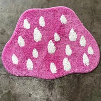 Tapis en microfibre épaissi de qualité supérieure, motif étoile, avec dos antidérapant, lavable, ultra doux, pour la salle de bain et la décoration du salon