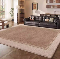Tapis Moderne en Polyester pour Salon 2026 Nouveau Tapis de Sol Anti-Statique Lavable pour Canapé Chambre Haut de Gamme Étanche pour Table Basse