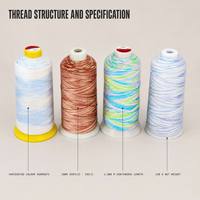 Fil de viscose 100% 24s/2 - Résistant à l'abrasion - Écologique - Fil à crocheter et à broder - Cône de 100g - Haute qualité - MOQ 1