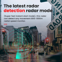 XRS9880 Car Speed Electronic Dog Car Mobile Speed Detector 360 ° Laser radar rilevatore di accelerazione allarme inglese russo