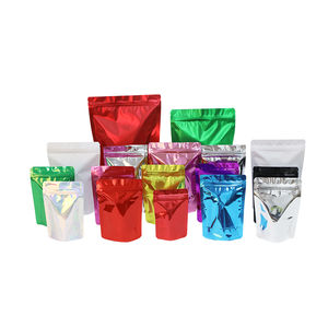 Custom <strong>Printed</strong> Moisture Proof Zip Lock Metallic+CPE <strong>Sachets</strong> for CBD Food Packaging 3.5 Gram Bag - Product Image 3